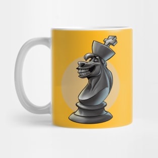 Black chess king Mug